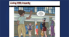Desktop Screenshot of livingwithinsanity.com